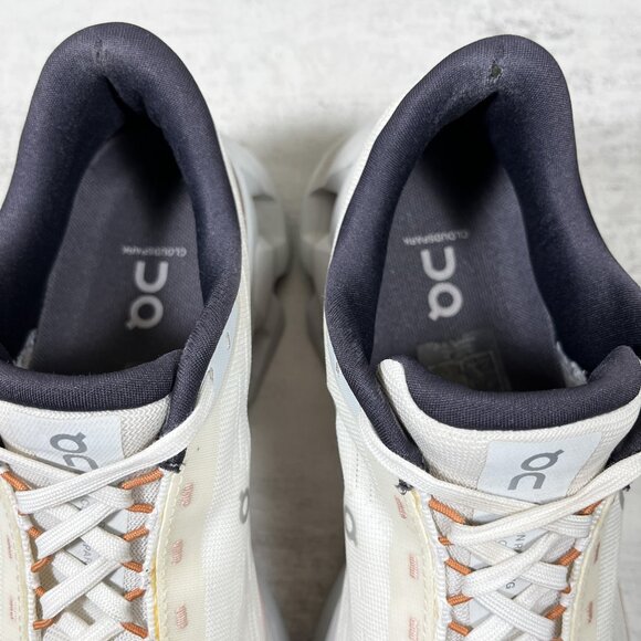 On Cloud Cloudspark Running Shoes - Women's Size 8 - Ivory Glacier - Picture 8 of 10